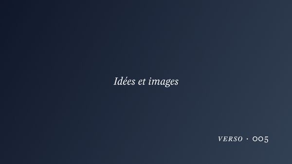 Idées et images