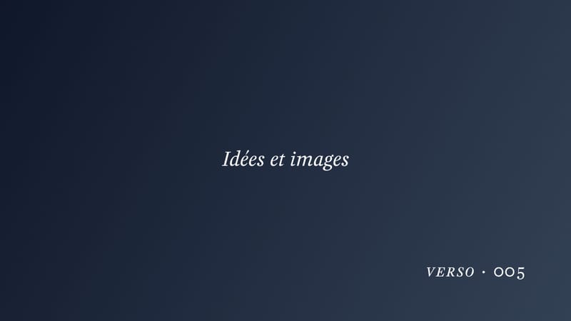 Idées et images